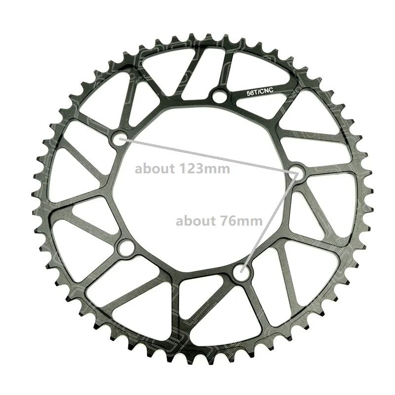 Litepro 8/9/10 Speed 130BCD Single Chainring 46T 48T 50T 52T 54T 56T 58T Front Chain Wheel 412 SP8 Folding Bike Road Bicycle | Спорт и