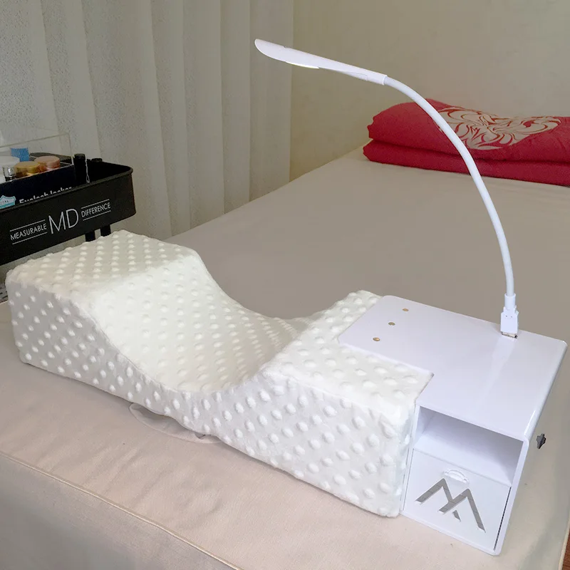 Ресницы для наращивания подушка ресниц шеи с операционным столом салона красоты