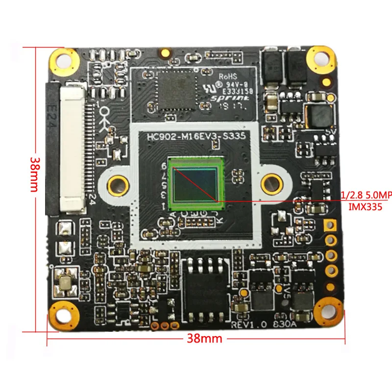 5MP 4XAuto-focus модуль ip-камеры Hisilicon 3516EV300 IMX335 модуль IPC для использования PTZ камеры
