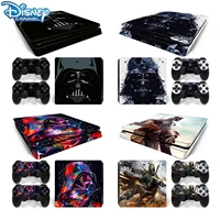 star wars darth vader sticker cover wrap protector skin for sony ps4 slim console 2pcs controller skin decal for ps4 slim