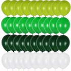 40 шт., набор зеленых воздушных шаров 10 дюймов, оливковый воздушный шар Конфетти, украшения для дней рождения животных в джунглях и сафари, детский зеленый латексный баллон
