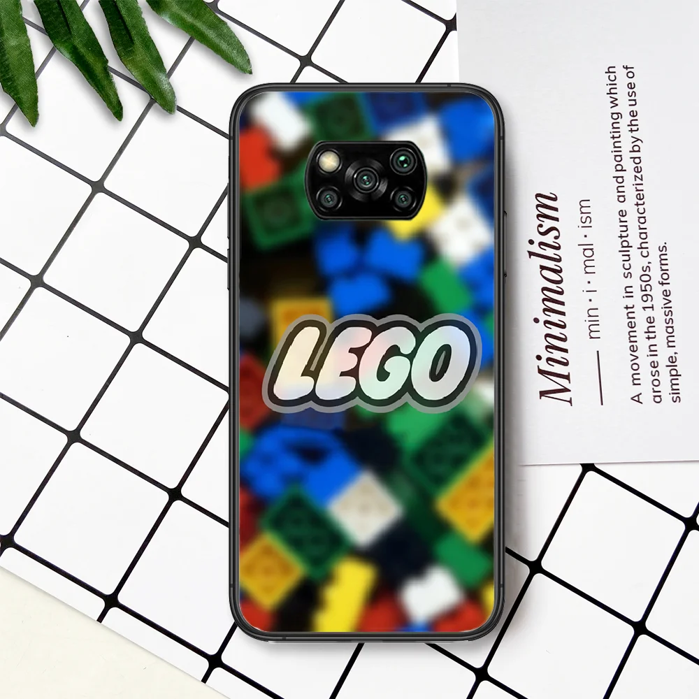 

LEGOs Phone Case For Xiaomi Mi Note 10 A3 9 MAX 3 A2 8 9 Lite Pro Ultra black Back Soft Cell Fashion Coque Luxury Shell Silicone