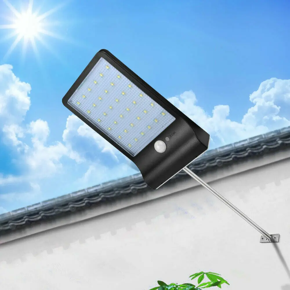 

36LED Solar Light Outdoor PIR Motion Sensor Solar Power Wall Lamp Four-Sided Waterproof Garden Yard Lights Floodlight Lamp