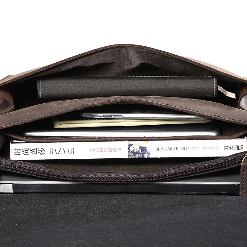 PNDME fashion vintage high quality genuine leather men's briefcase business simple cowhide anti-theft laptop messenger bags tote