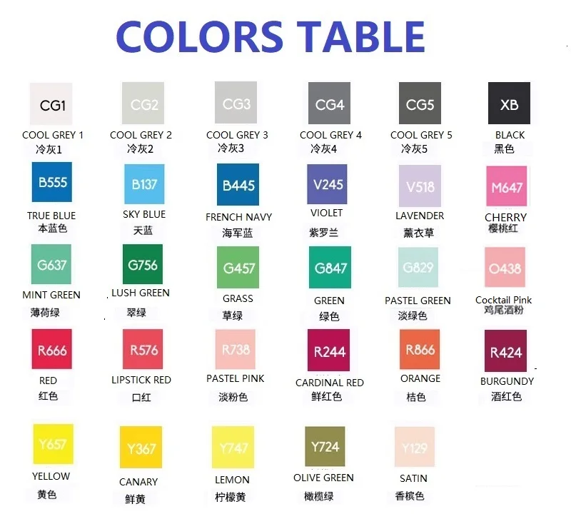 WINSOR&NEWTON Professional Marker Twins Tips Design Drawing Marker pen Free Select 6 colors Art Supplies