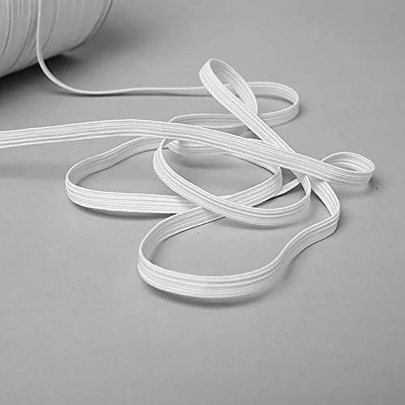 

DIY Elastic Rope White Elastic Bands Polyester Elastic Cord Clothes Garment Sewing Accessories Elastic Spandex Band Sewing Soft