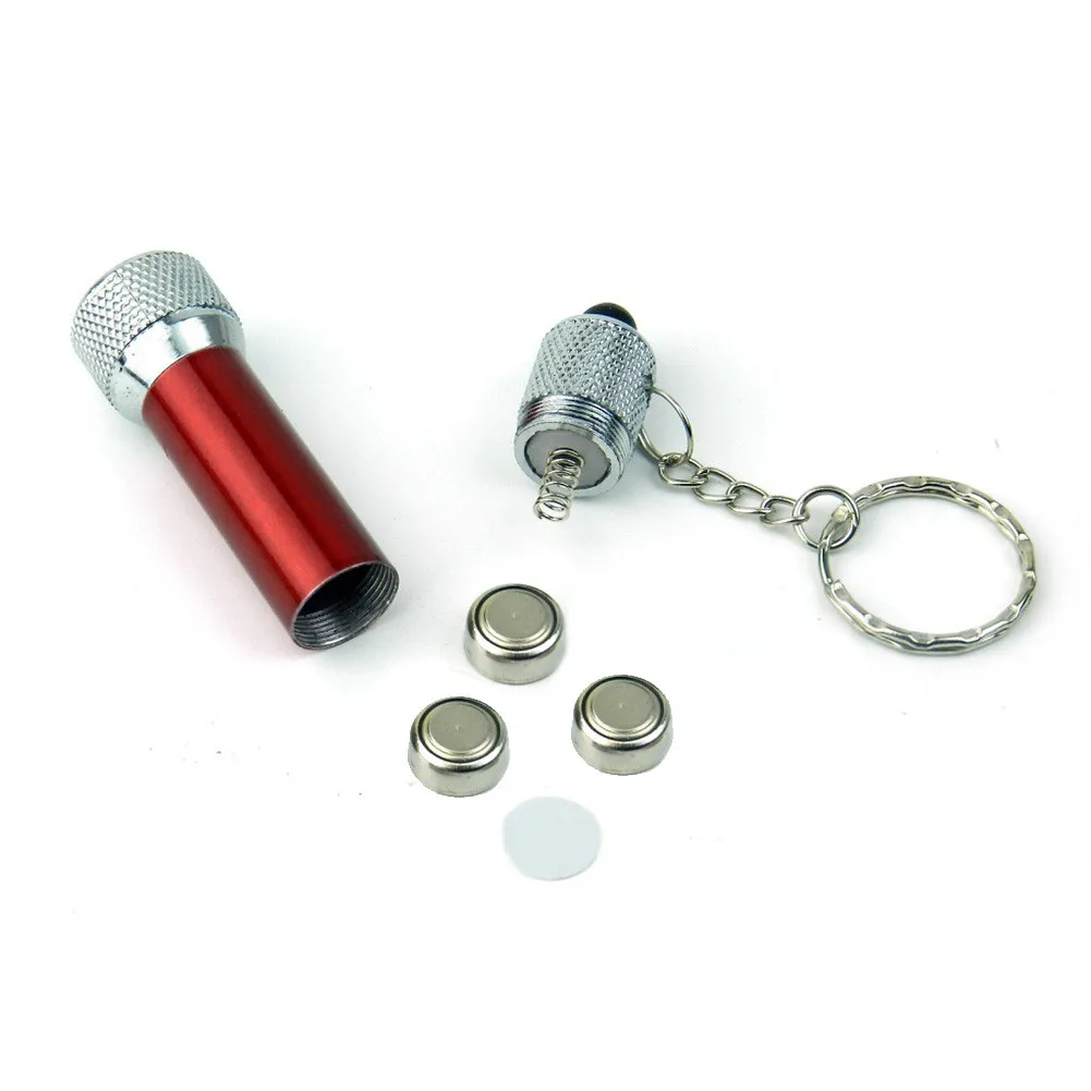 

Bright Mini LED Torch Flashlight Camping Flashlight KeyChain Keyring Portable 5 LED Keychain Torch Flashlight Mini Pocket Torch