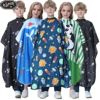 haircut salon hairdressing cape for kids child styling polyester smock cover waterproof shampoo cutting household gown apron