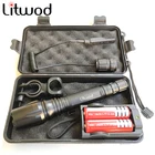 Оригинальный мощный светодиодный фонарик Litwod Z20V5 CREE XHP70 XHP50, фонафонарь с объективом аварийного масштабирования для батареи 2x18650, алюминиевый фонарик