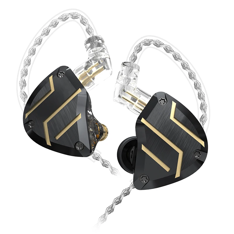 

CCA C10 Pro Metal HIFI In Ear Wired Headset Gaming Earbuds Headset Monitor Noise Cancelling Earphones