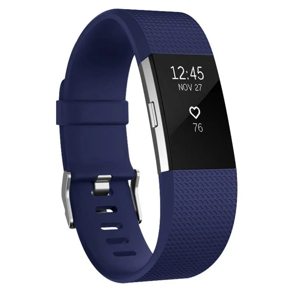 Синий Ремешок для FitBit Charge 2 ремень запасной браслет ремешок для браслета FitBit Charge 2 аксессуары браслет для FitBit Charge 2 - Цвет: Синий