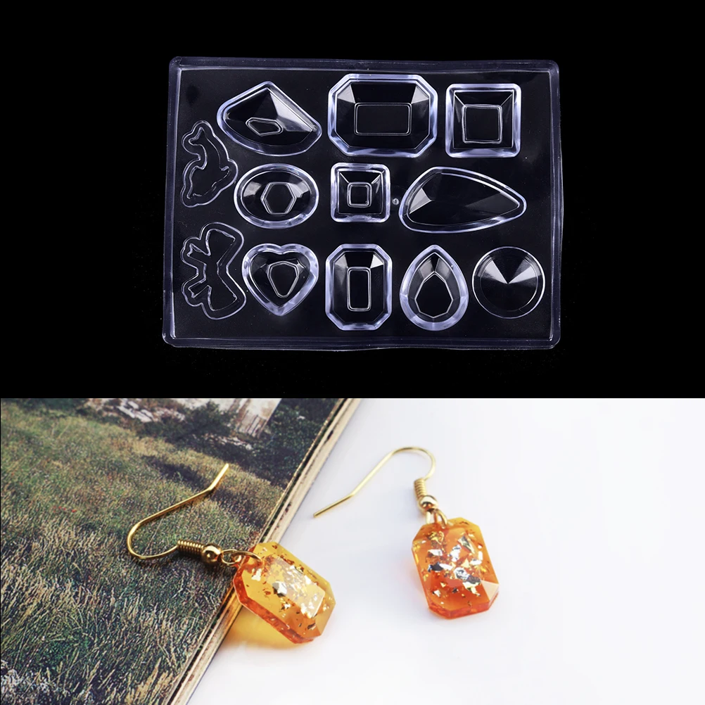 

1 шт. Силиконовые Алмазные конусные формы для изготовления ювелирных изделий, подвески, Литые изделия из смолы