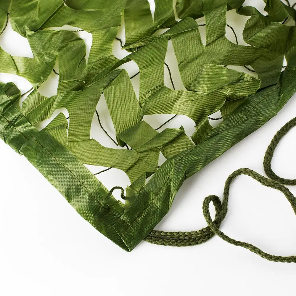 Camouflage Net 2*2 3 4 5 6 7 8 9 10 12M Camo Netting Pure Green CamoSystems Net With Mesh Camouflage Netting Shade Awning