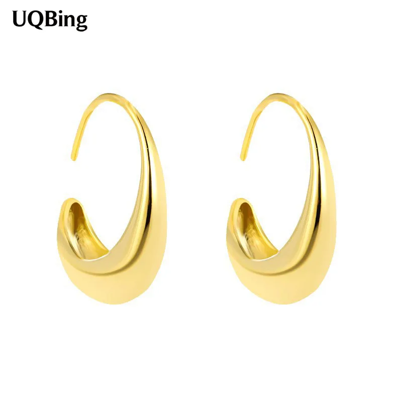 

Gold/Silver Color C Shaped Ear Cuff Clips Earrings for Women Jewellery