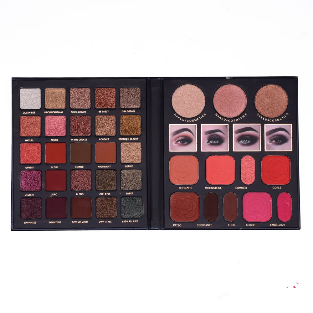 Тени для век макияж Палитра косметические тени Румяна Блеск губ Пудра матовый