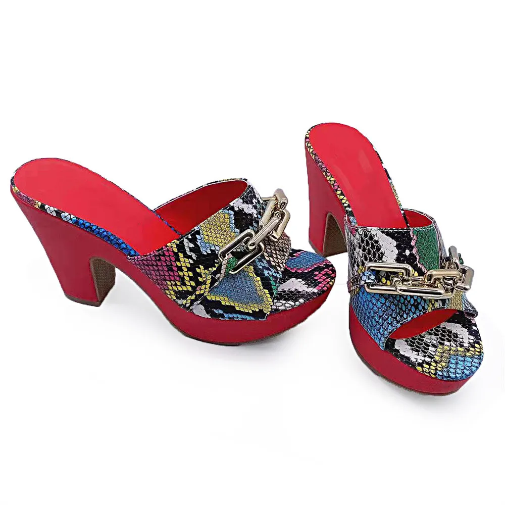 

New Arrival Nigerian Women Wedding Shoes Decorated with Rhinestone Womens Platform Heels Wedges Shoes for Women High Heels Sexy