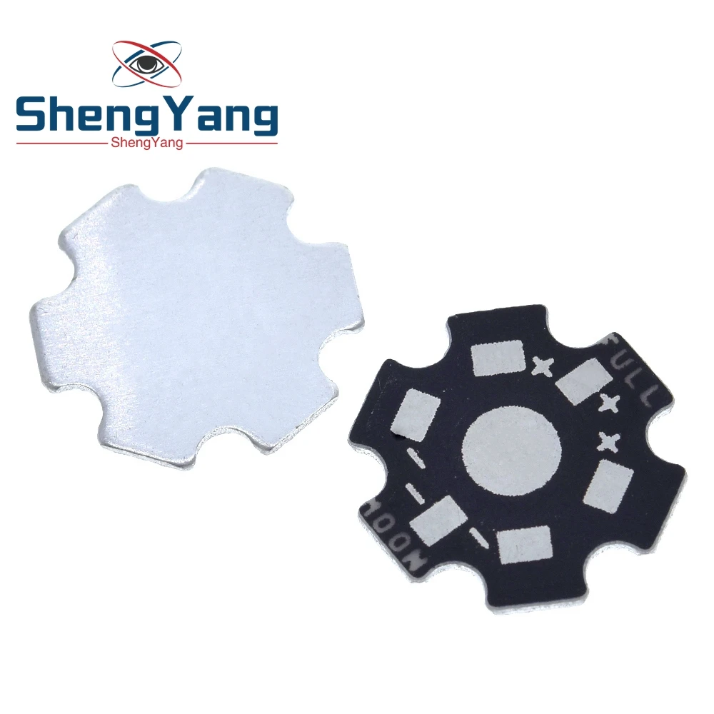 ShengYang 10 шт./лот 1 Вт 3 5 высокомощный светодиодный радиатор алюминиевая Базовая