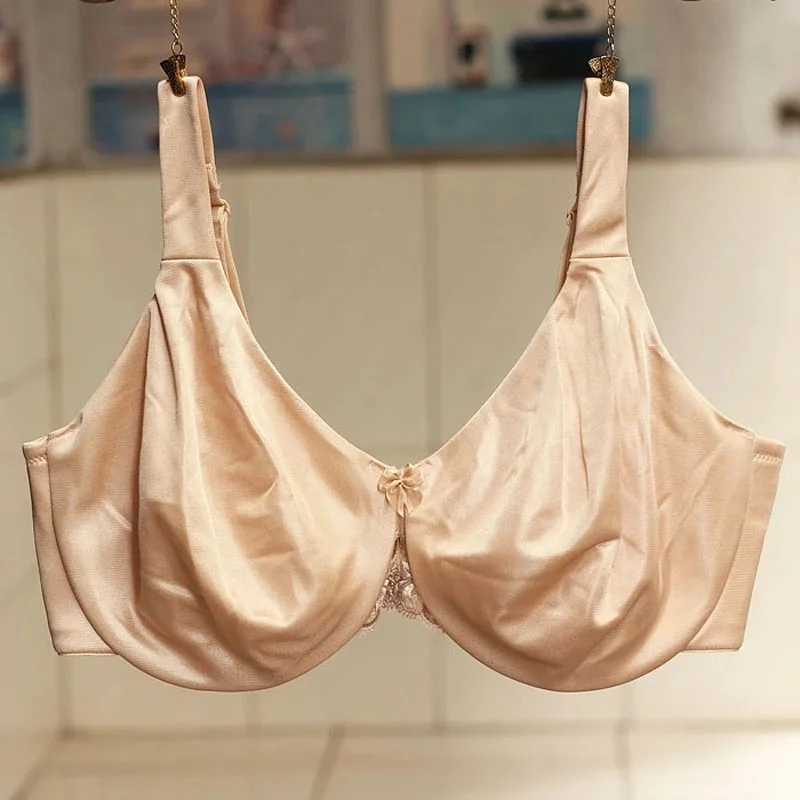 34 36 38 40 42 C D DD DDD G Women Full Coverage Unlined Plus Size Smooth Comfort Seamless Minimizer Bra