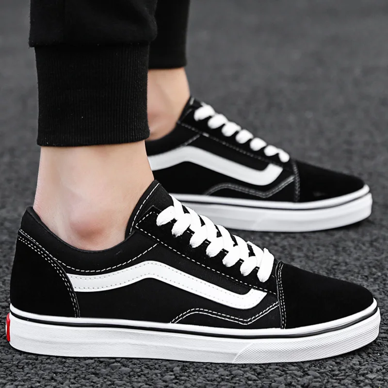 

New 2021 Women Shoes Men's Black Shoes Comfortable Couple Canvas Shoes Platform Sneakers Men's Comfortable Driving Casual Shoes