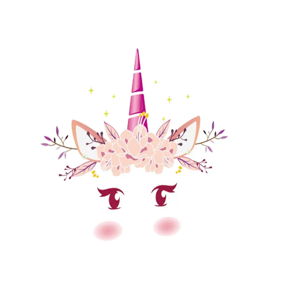 Unicorn 2 Красочные наклейки с животными на стену Единорог вечерние украшения художественная наклейка на холодильник универсальные Мультяшные обои для детской комнаты - Цвет: Unicorn 2