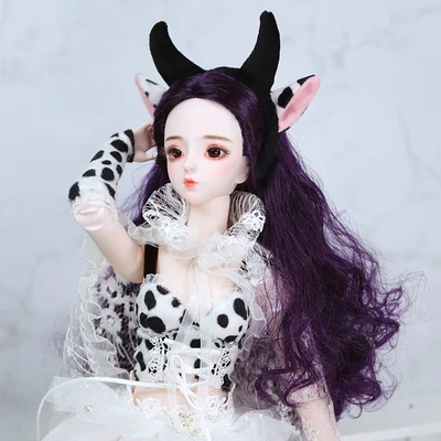 Ox 1/3 BJD кукла шарнир тело Китайский Зодиак с макияж включает наряд обувь волосы и подарочная коробка подарочные игрушки высокое качество ледяной, SD - Цвет: Ox