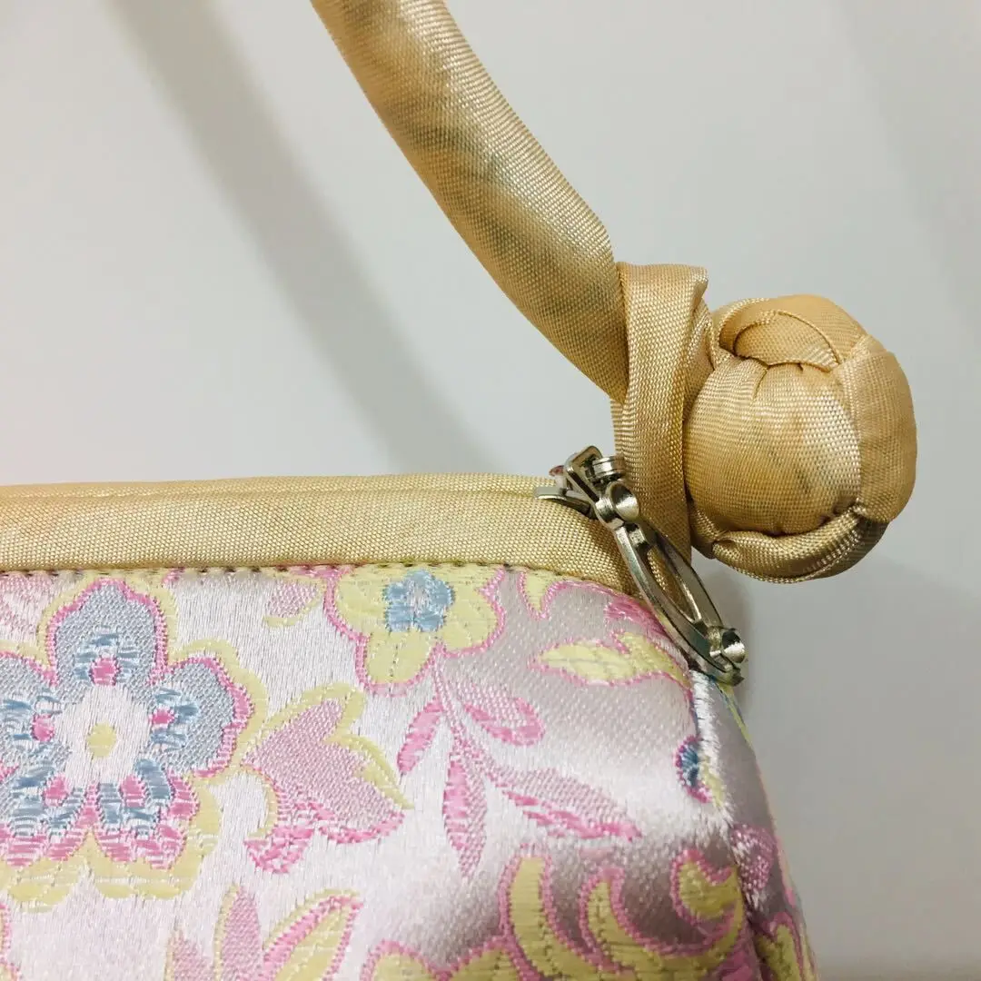

Fashion Luxury Designer Silk Handbag Chinese Style Party Handle Bags for Women Cheongsam Vintage Retro Handmade
