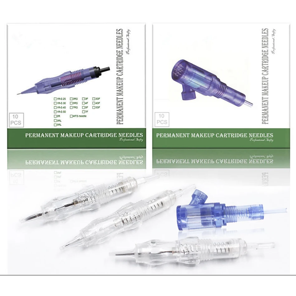 10 шт. 5/7 мг иглы для картриджа тату Перманентный макияж стерилизованные микроиглы