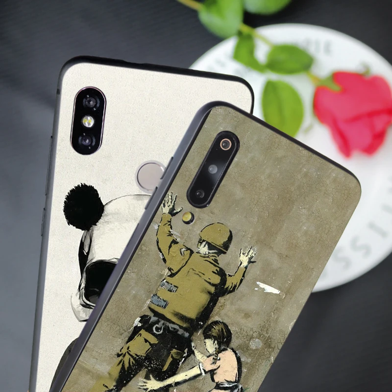 Уличный художественный Мягкий силиконовый чехол для телефона Banksy xiaomi mi 9 pro 9t se 8