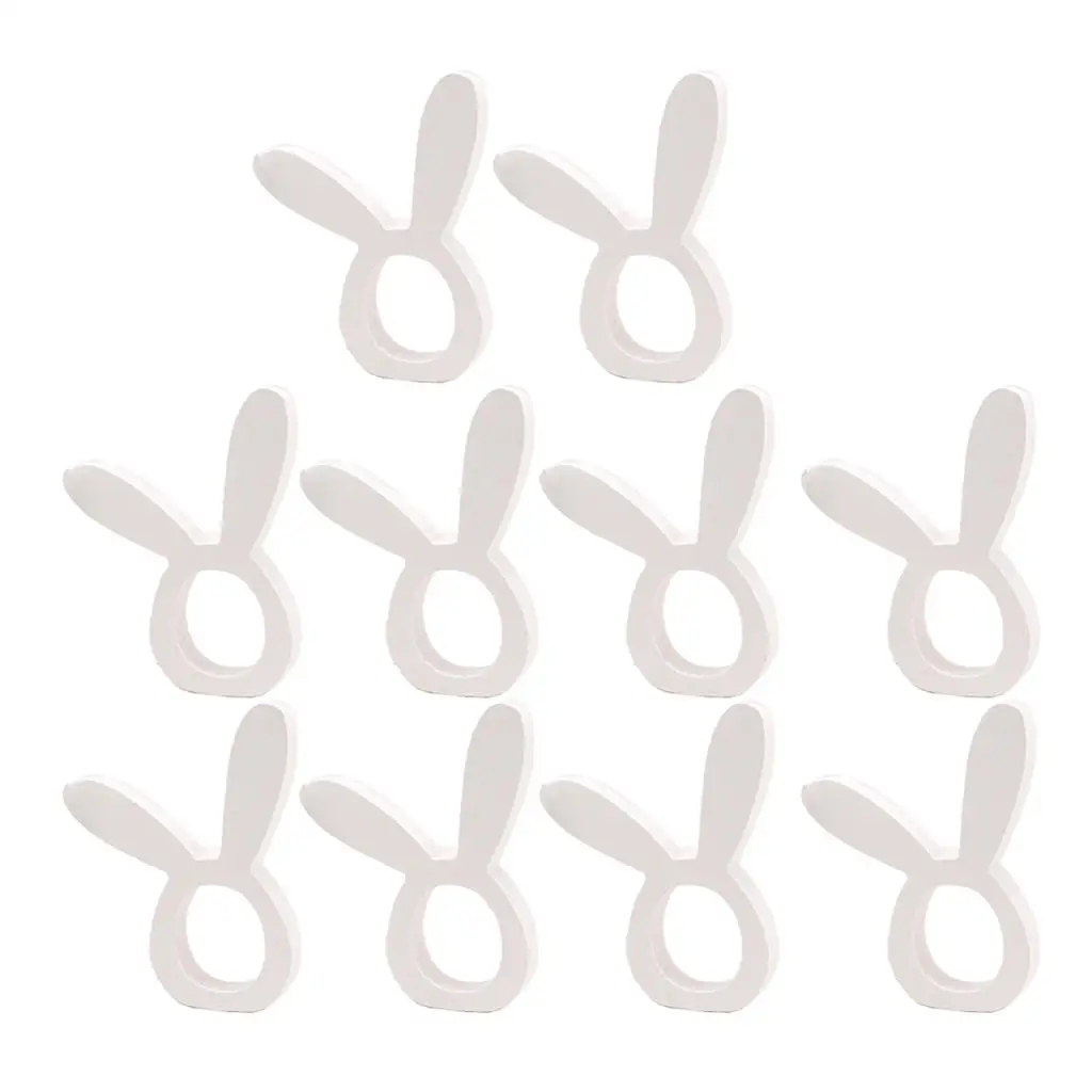 

10x Cute Napkin Rings Dining Room Napkin For Bar Restrauant Decor