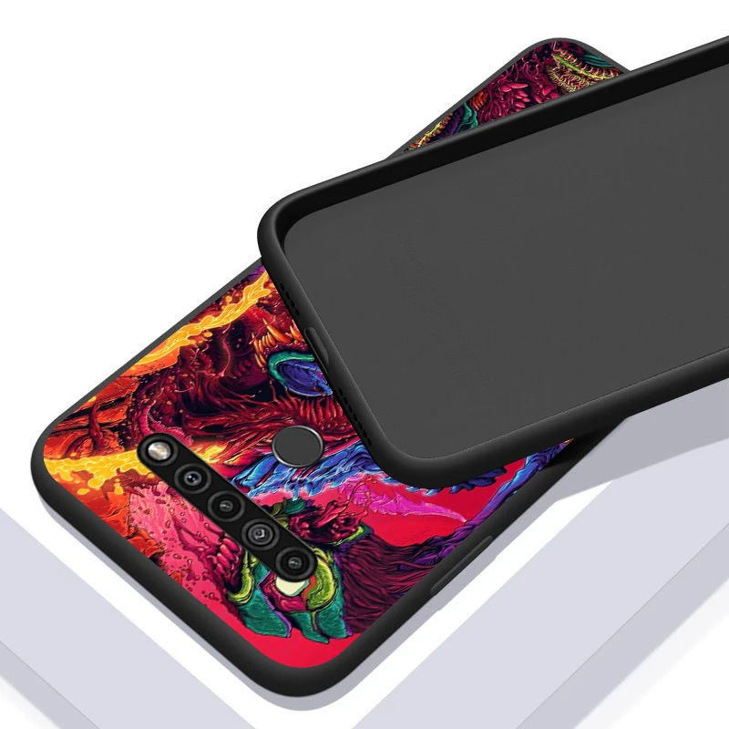 

Colorful Dragon for LG G8 G8S G8X V30 V35 V40 V50 V60 ThinQ Q60 K40 K50 K30 K41 K51 K61 K71 K22 Black Phone Case