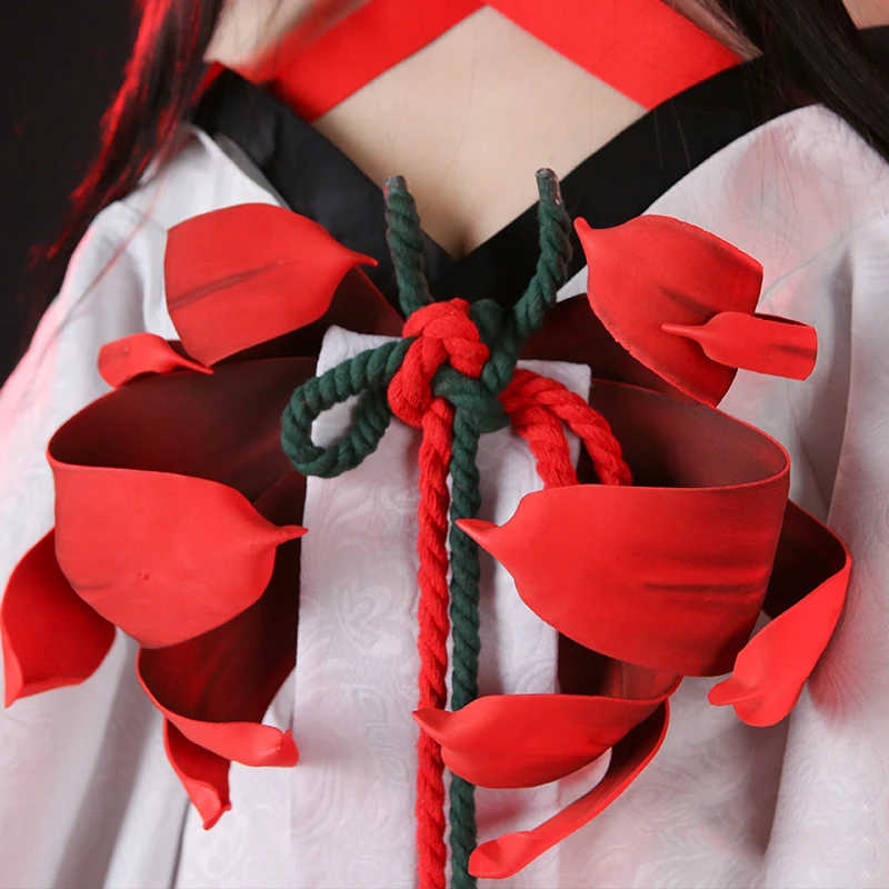 Anime Game Onmyoji SSR Cluster Amaryllis Kimono Gorgeous Dress Uniform+ACC Cosplay Costume Women Halloween FreeShipping 2021New