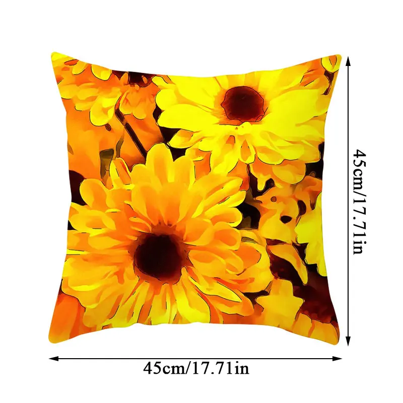 

Euro Style Home Decor Cushion Cover 45x45cm Rose Flower Throw Pillow for sofa Mediterranean pillow case for Mothers' Day