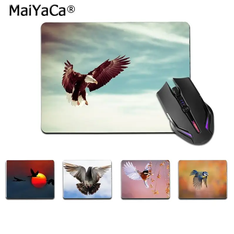 

MaiYaCa Top Quality Flying Birds small Mouse pad PC Computer mat Top Selling Wholesale Gaming Pad mouse