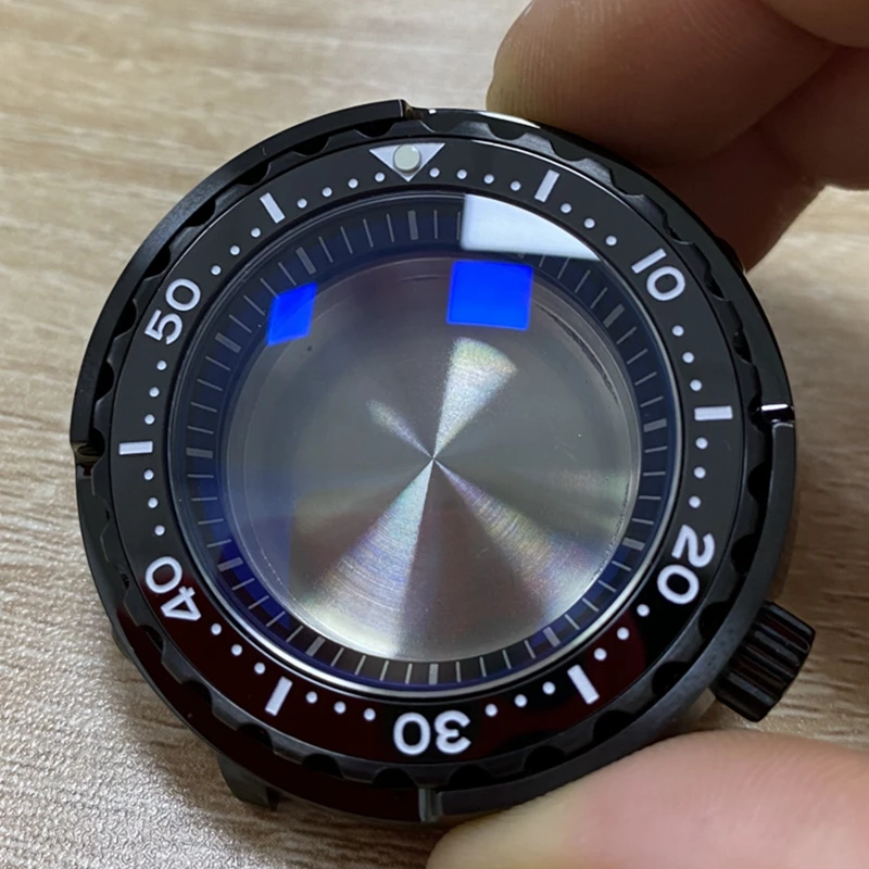 

47mm NH35A/NH36A Tuna Canned Diver Watch Fine Water Ghost Movement Watch Repair Parts