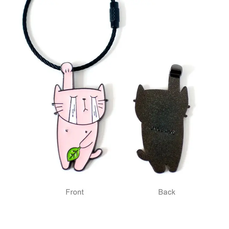 

Lovely Animal Rabbit Cat Metal Car Keychain Bag Hanging Jewelry Creative Keyring Small Gift Zakka Key Chain
