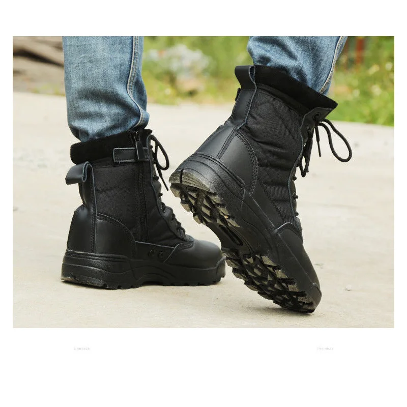 Супер теплые мужские военные тактические ботинки уличные водонепроницаемые