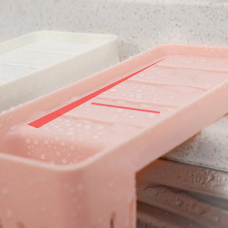 

Plastic Suction Cup Storage Rack Sink Sponge Drain Stand Draining Chopsticks Cage Free Punch Soap Storage Rack Kitchen Organizer