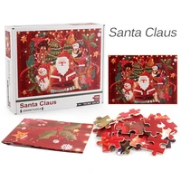 1000pcs santa pattern jigsaw puzzle christmas gift self assembly for kids games