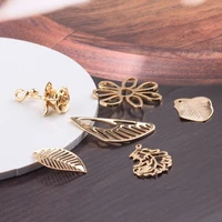 diy accessories copper plated 18k real gold color protection rose flower leaves wing earrings earrings earrings accessories pend