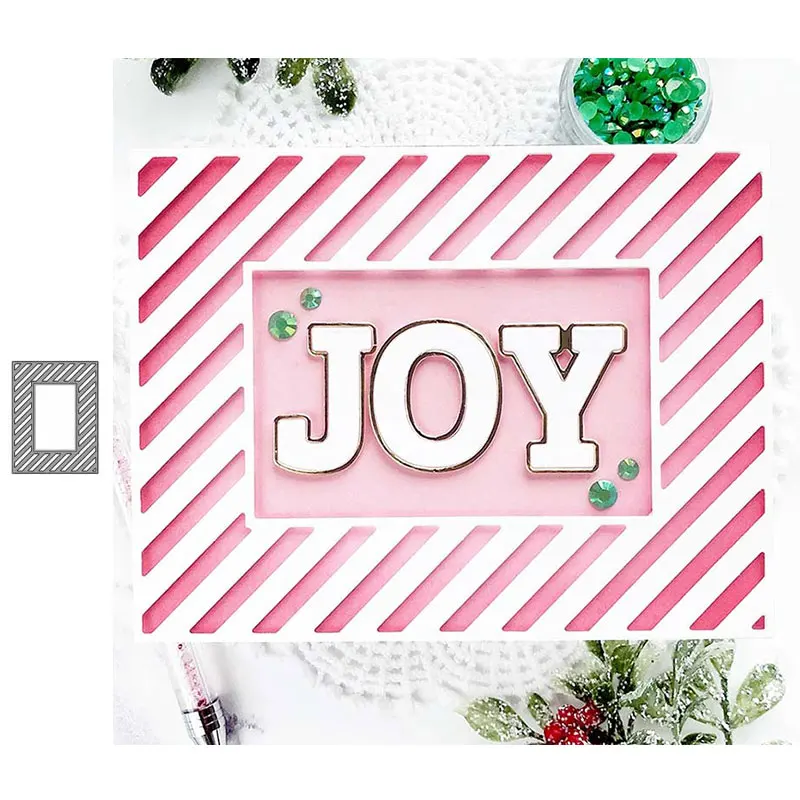 Металлические высекальные штампы JC для скрапбукинга саржевого переплетения