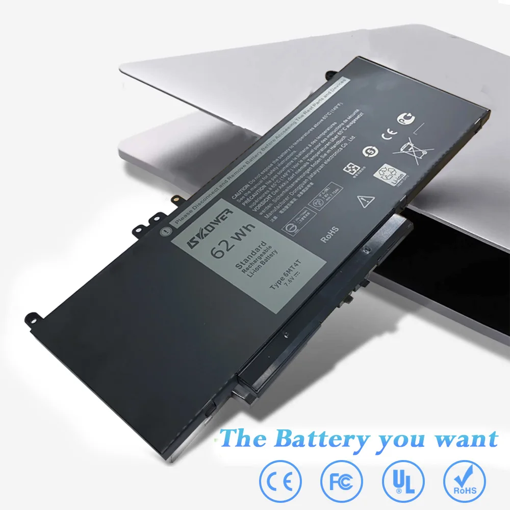 Аккумулятор для ноутбука Dell Latitude E5570 E5470 прецизионный 3510 6MT4T 7V69Y TXF9M 79VRK бесплатные