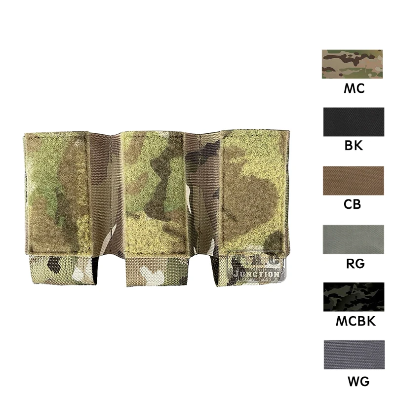

Тактический тройной органайзер для магазина кенгуру 5,56, эластичный держатель для магазина на липучке