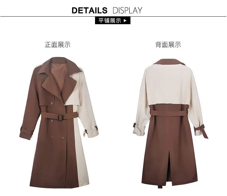 Ay1084 2020 spring autumn winter new women fashion casual Ladies work wear nice Jacket woman female OL long coat trench | Женская одежда