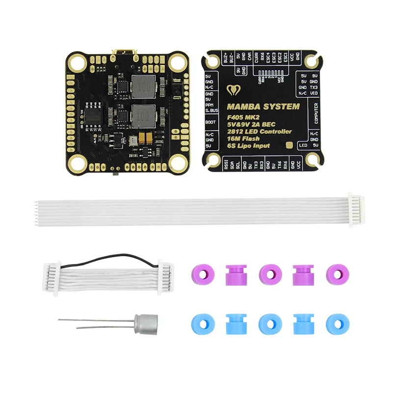 Контроллер полета Diatone Mamba F405 Betaflight STM32 MPU6000 OSD встроенный 5 В/2 а BEC 3 6S для FPV