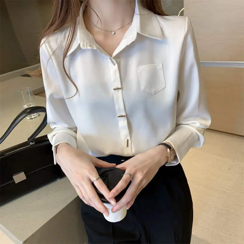 

Женская шифоновая блузка с длинным рукавом для женщин рубашки для мальчиков модные женские топы 2021 весна и осень женская верхняя одежда раз...