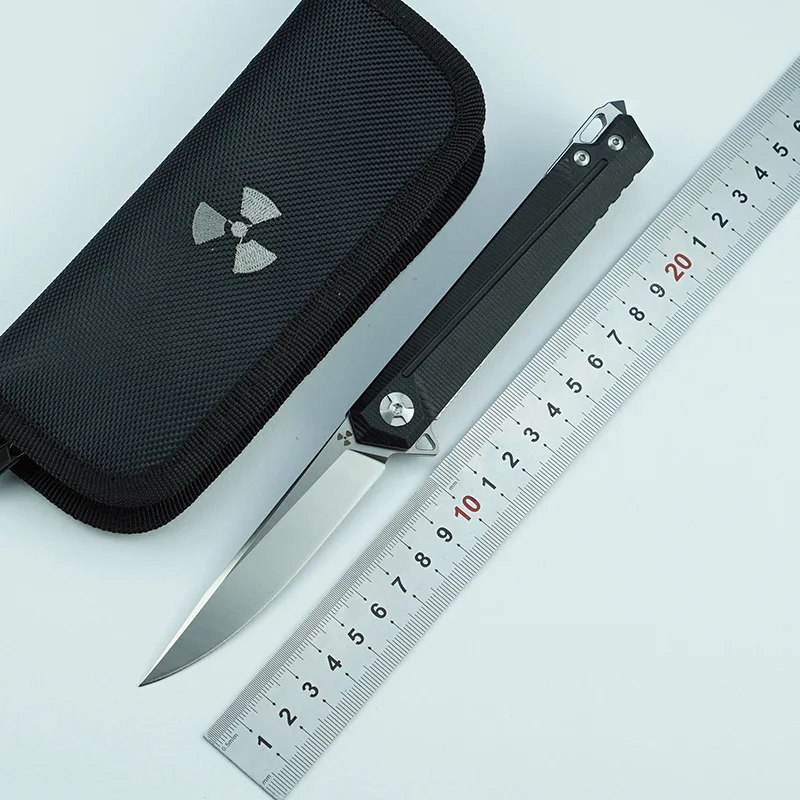 LEMIFSHE JK3311 G10 Флиппер складной нож D2 стальное лезвие + стальная ручка Открытый