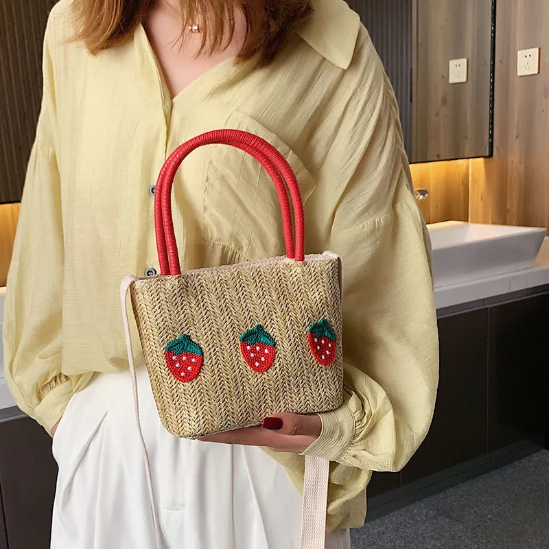 2020 летняя новая модная богемная соломенная сумка ручной работы тканая Пляжная