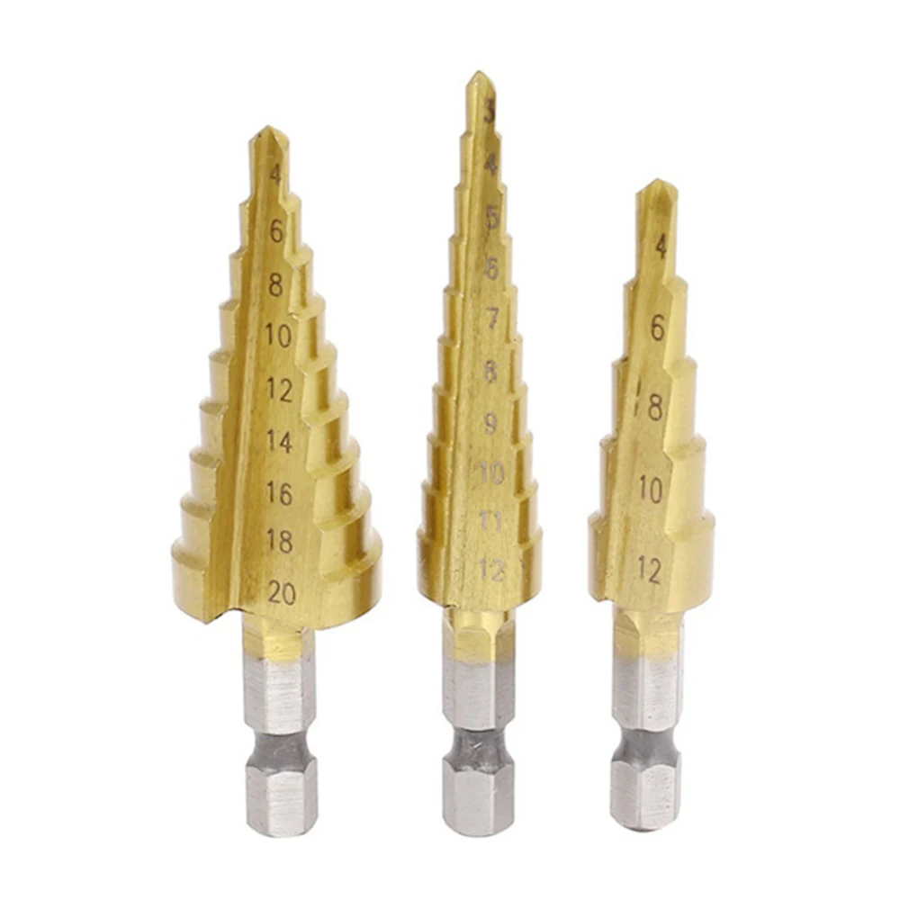 Straight Groove Step Hand Long Countersink Drill Bit Metal Plastic Hole Cutter Puncher Coated Wood Core Set | Инструменты