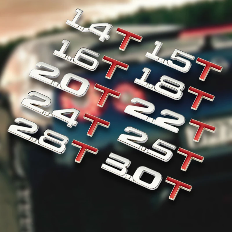 3D металлический Автомобильный багажник эмблема двигателя автомобильные