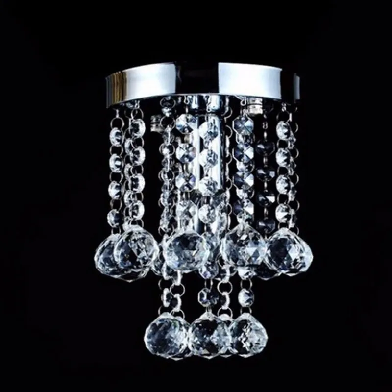 Потолочная хрустальная лампа E14 для гостиной фойе светильник освещение